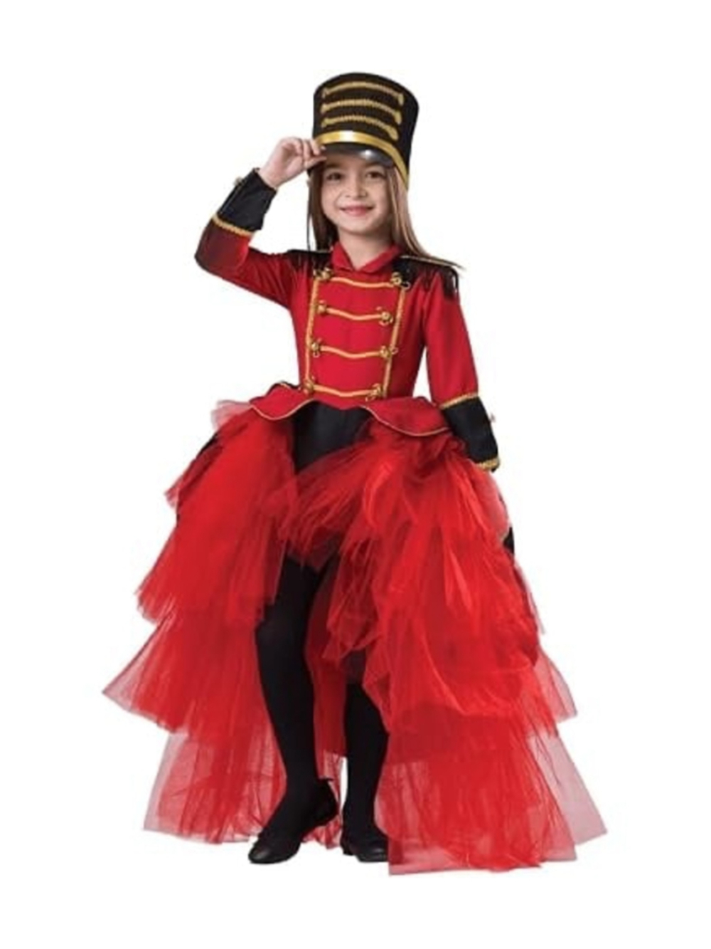 Dress Up America Band Majorette Costume - Nutcracker Toy Solider Toddler 4T NEW
